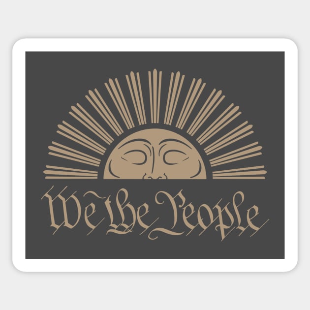 We The People Sticker by stayfrostybro